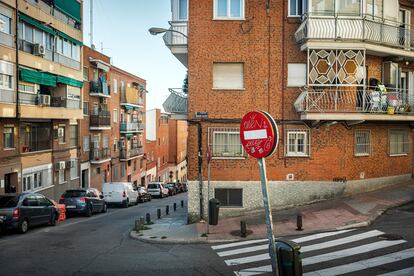 Una calle del barrio de Puerta del ?ngel, en Madrid.