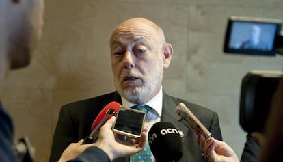 El fiscal general del Estado, José Manuel Maza, este miércoles.