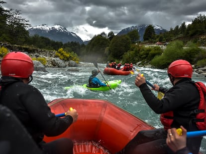 RÍo Futaleufú y Puelo en el sur de Chile