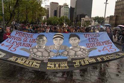 Desde el 23 de septiembre se han realizado protestas en Ciudad de México por el caso Ayotzinapa, pero este jueves se llevó a cabo la máxima concentración.