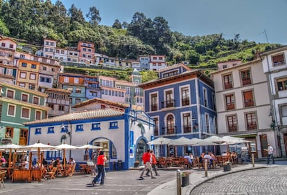 La villa marinera de Cudillero, en Asturias.