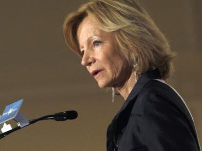 La ministra de Economía, Elena Salgado.
