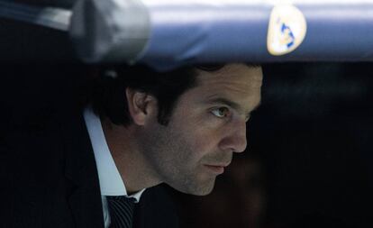 Santiago Solari durante el Real Madrid-Ajax de octavos de Champions.