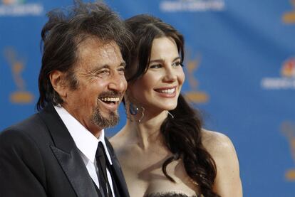 Al Pacino posa con la argentina Lucila Sola en la gala.