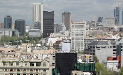 Vista de la zona norte de Madrid.