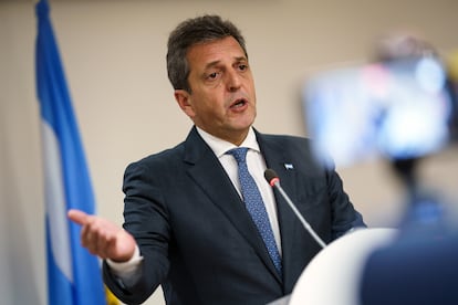 Sergio Massa, ministro de Economía y candidato a presidente de Argentina