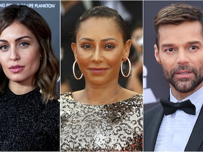 Hiba Abouk, Mel B y Ricky Martin.