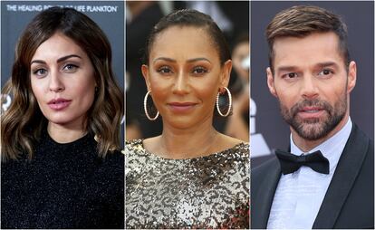 Hiba Abouk, Mel B y Ricky Martin.