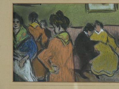 ‘Casa de citas’, de Carles Casagemas, pintado entre 1899 y 1900.