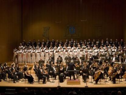 La Real Filharmonía de Galicia en uno de sus conciertos