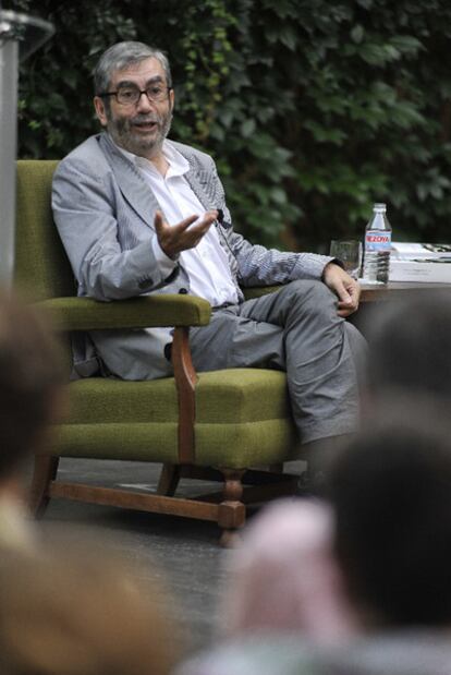 Antonio Muñoz Molina, ayer en Segovia.