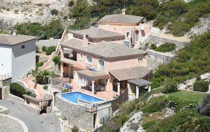 Brad Pitt's new home in Mallorca.