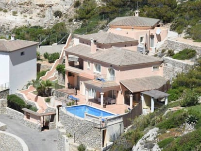 Brad Pitt's new home in Mallorca.