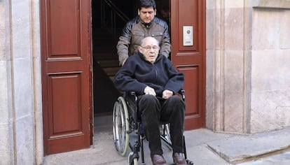 Fèlix Millet tras su condena, el día 15 de enero.