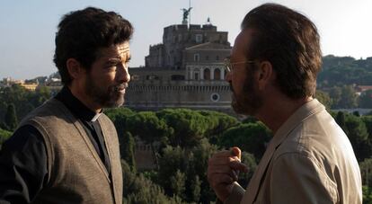 Alessandro Gassman y Marco Giallini, en &#039;Si Dios quiere&#039;.