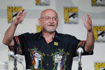 Frank Darabont, la semana pasada en Comic Con, antes de anunciarse su renuncia.