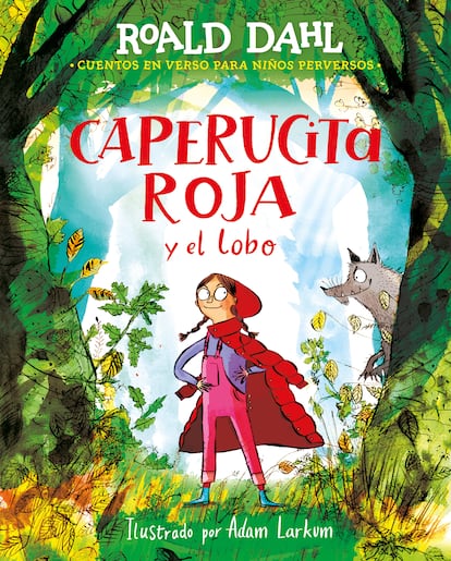 Portada de 'Caperucita Roja y el lobo', de Roald Dahl.