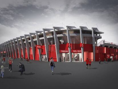 El nou camp del Nàstic, que acollirà les cerimònies d'inauguració i clausura.