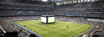 Estadio Santiago Bernabéu, hogar del Real Madrid