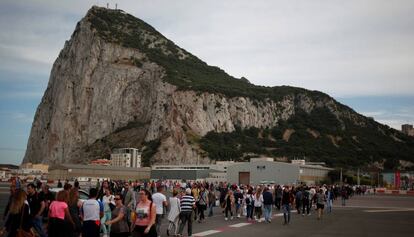 El peñón de Gibraltar.