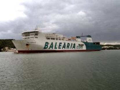 Un buque de la compañía Baleária. EFE/Archivo