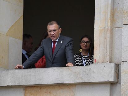 El presidente del Congreso, Roy Barreras,  durante la toma de posesión de Gustacvo Petro, el 7 de agosto de 2022.