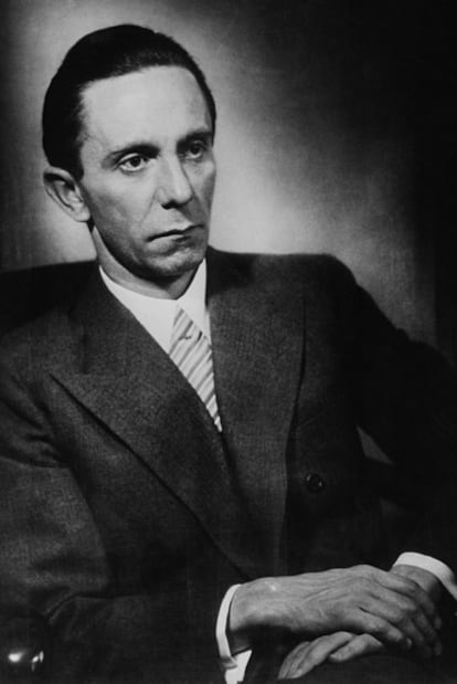 Retrato de Joseph Goebbels.