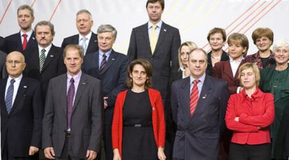 Reunión informal de los ministros de Medio Ambiente de la UE, ayer en Sevilla.