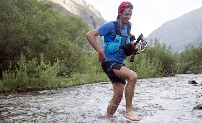 Kilian Jornet durant una prova a Colorado.