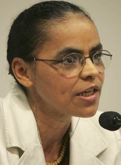 La senadora y ambientalista brasileña, Marina Silva