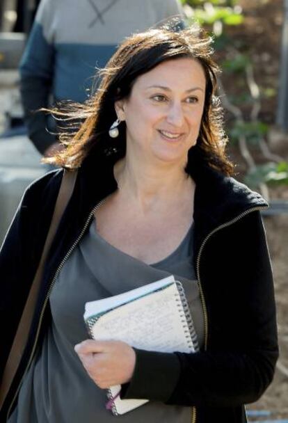 La periodista Daphne Caruana Galizia, asesinada el pasado 16 de octubre.