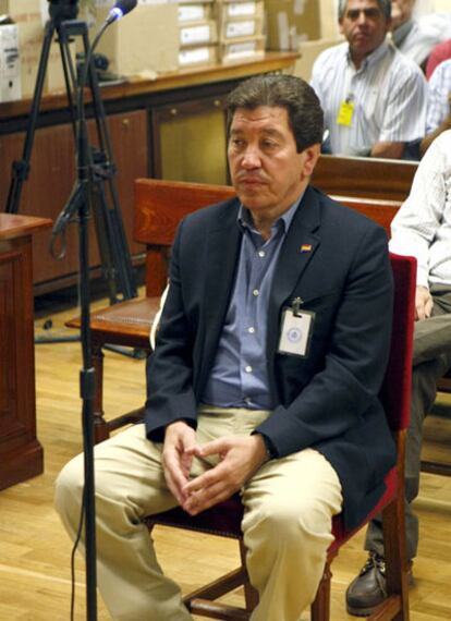 José Antonio Barroso, ayer, en el juicio en la Audiencia Nacional.