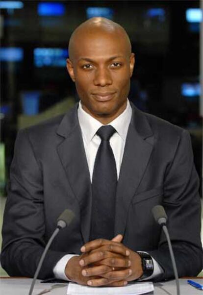 Harry Roselmack, en una imagen distribuida por la cadena TF1.