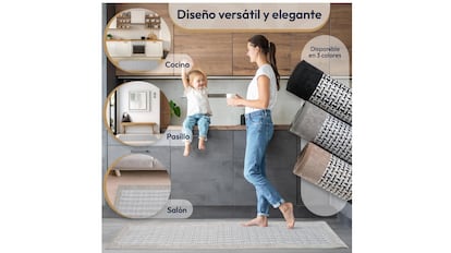 Esta es la mejor alfombra para la cocina que se puede comprar en Amazon