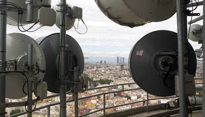 Torrespaña, en Madrid, alberga algunas de las antenas de Cellnex