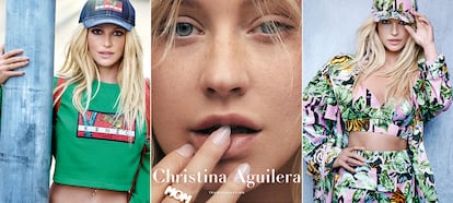 Britney Spears para Kenzo y Christina Aguilera en la portada de 'Paper'.