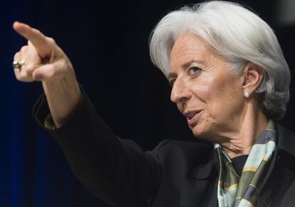 Christine Lagarde, directora gerent de l'FMI.