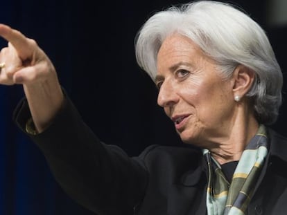 Christine Lagarde, directora gerent de l'FMI.
