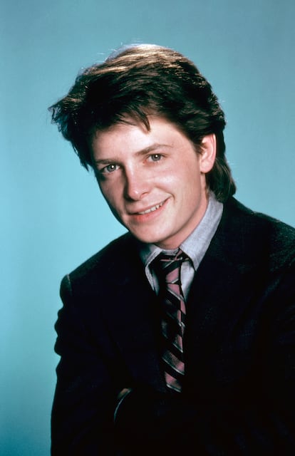 Michael J. Fox in 'Family Ties,' the television sitcom that made him a household name in the 1980s.