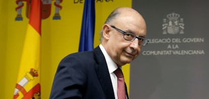 El ministro de Hacienda y Administraciones P&uacute;blicas, Crist&oacute;bal Montoro. 