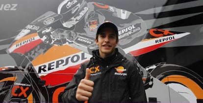 Márc Márquez, en el circuito de Aragón. 