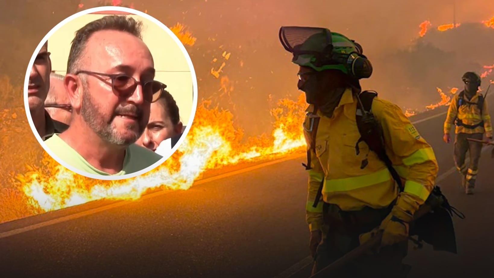 El alcalde de Bédar se emociona al recordar la evacuación del municipio por el incendio de Los Gallardos