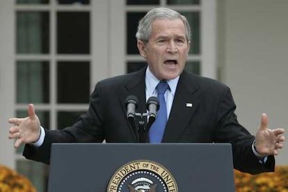 El expresidente de EE UU, George W. Bush, en la Casa Blanca.