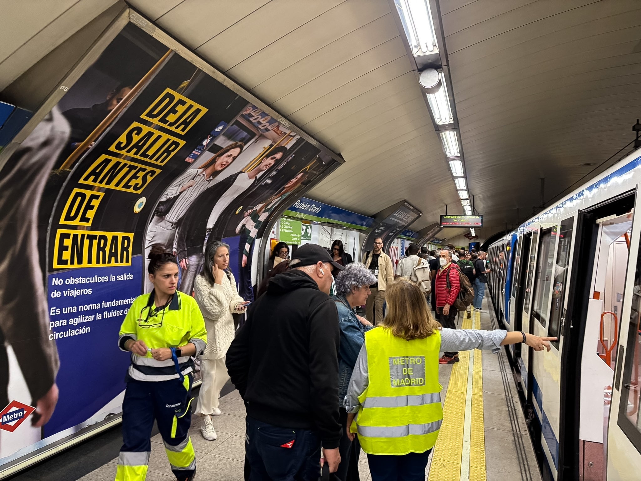 La incidencia en el metro desata críticas de la oposición en la Comunidad de Madrid: “Es la más grave sufrida por el suburbano”