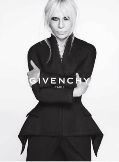 Donatella Versace, en la campaña de otoño 2015 de Givenchy.