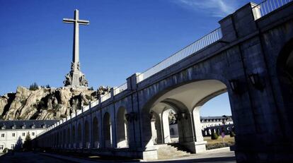 Vista del monumento en el Valle de los Caídos.