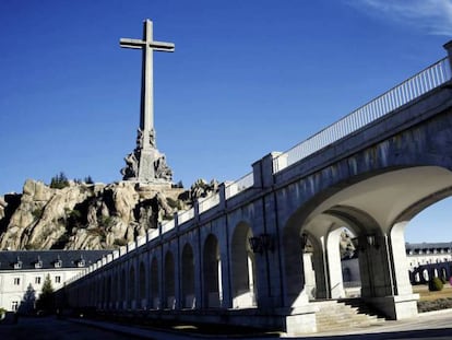 Vista del monumento en el Valle de los Caídos.