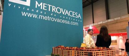 Stand de Metrovacesa en el Salón Inmobiliario de Madrid 2003.