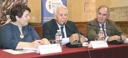 El expresidente del Gobierno de España, Felipe González, este miércoles en Segovia.
