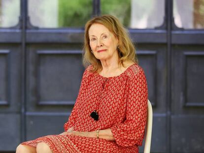 Annie Ernaux, novelista francesa, en el Festival de la Literatura, en Roma, en 2016
